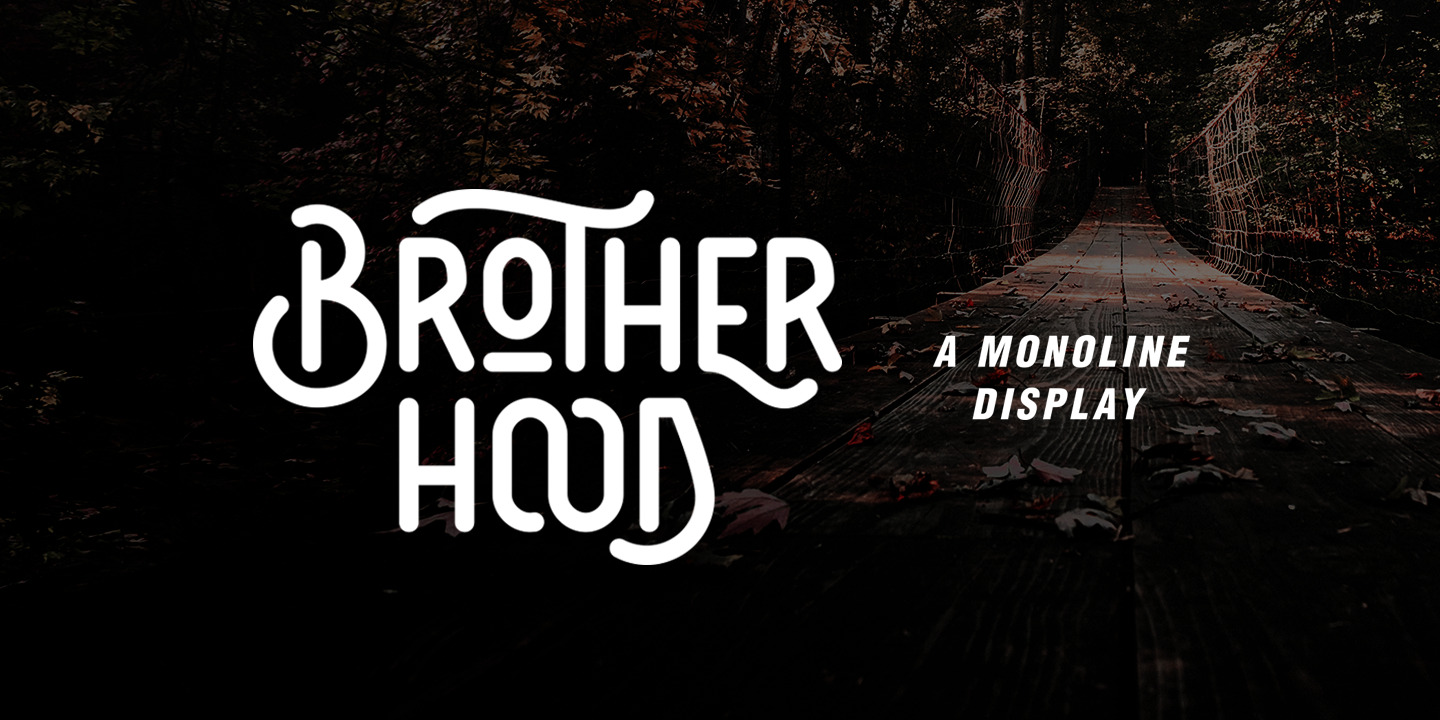 Brotherhood Font preview